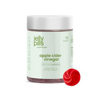 Produktbild von Jelly Pills Apfelessig Gummies 1000 mg mit der Mutter, Chrom und Vitamin C, 70 vegane Gummibärchen ohne Zuckerzusatz