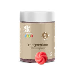 Jelly Pills Magnesium Citrat 90 mg mit Vitamin B6 Kinder Gummis 70 vegane zuckerfreie Gummibärchen – Bild 1 von 2