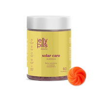 Produktbild von Jelly Pills Solar Care Gummies mit Beta-Carotin, Lycopin, Kupfer sowie Vitamin A, C und E – 60 vegane Gummibärchen ohne Zuckerzusatz