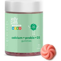 Produktbild von JELLYPILLS Calcium & Probiotic Gummies für Kinder vegan zuckerfrei ohne Zusatzstoffe