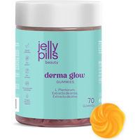 Produktbild von JELLYPILLS Derma Flow Gummies Haar-Vitamine vegan zuckerfrei ohne Zusatzstoffe