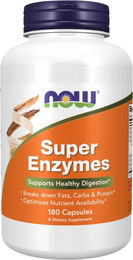 JETZT Lösungen Super-Enzyme Multi-Enzym-Komplex Breitspektrum Kapseln glutenfrei und laktosefrei 180 Kapseln – Bild 1 von 2
