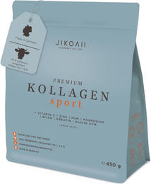JIKOAII Premium Kollagenpulver SPORT mit Kollagen Typ I, II & III, Kreatin, Magnesium und Vitamin C, 2x 450 g – Bild 1 von 1