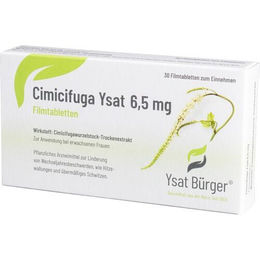 Johannes Bürger Ysat CIMICIFUGA YSAT 6,5 mg Filmtabletten 30 Stück – Bild 1 von 1