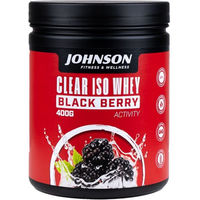 Produktbild von Johnson Clear Iso Whey Isolat Pulver Black Berry laktosefrei