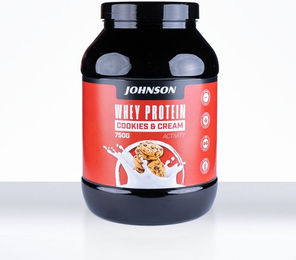 Johnson Whey Protein Konzentrat Pulver Cookies & Cream 750 g – Bild 1 von 1