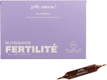 Jolly Mama Cocooning+ Kombipräparat mit Magnesium Bisglycinat für Frauen in Ampullen, glutenfrei und ohne Zusatzstoffe – Bild 1 von 1