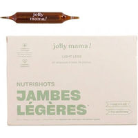 Produktbild von Jolly Mama Light Legs Kräuter-Komplex mit Weinrebe, Rosskastanie, Johannisbeere und Seekiefer Bio Ampullen glutenfrei