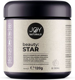 JOY NATURALS beauty:STAR Kollagen-Komplex Pulver mit marinem Kollagen ohne Zusatzstoffe – Bild 1 von 3