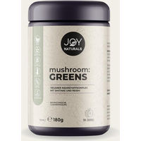 Produktbild von JOY NATURALS mushroom:GREENS Immun Bio Superfood-Mischung Pulver ohne Zusatzstoffe