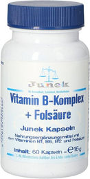 Junek B-Komplex mit Folsäure Kapseln 60 Stück – Bild 1 von 1