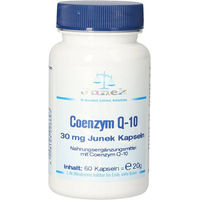 Produktbild von Junek Coenzym Q10 Ubiquinon 30 mg Kapseln 60 Stück