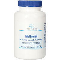Produktbild von Junek Methionin 500 mg Kapseln 120 Stück