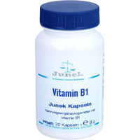 Produktbild von Junek Vitamin B1 3,0 mg Kapseln glutenfrei und laktosefrei für Erwachsene