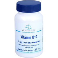 Produktbild von Junek Vitamin B12 3 µg Kapseln 90 Stück