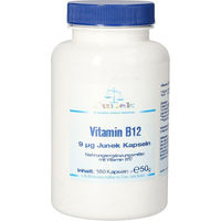 Produktbild von Junek Vitamin B12 9 µg Kapseln 180 Stück