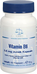 Junek Vitamin B6 3,6 mg Kapseln für Erwachsene 60 Stück – Bild 1 von 1