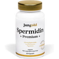 Produktbild von jungold Spermidin Premium Kapseln vegan und glutenfrei