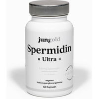 Produktbild von jungold Spermidin Ultra Kapseln vegan mit Superfood-Mischung