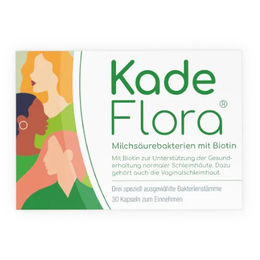 KADEFLORA Milchsäurebakterien mit Biotin Kapseln vegan laktosefrei vegetarisch für Frauen – Bild 1 von 1