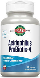 KAL Acidophilus Probiotic-4 Vegan Vegetarische Kapseln 100 Stück – Bild 1 von 4