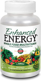 KAL Enhanced Energy Multivitamin Tabletten vegetarisch ohne Zusatzstoffe für Erwachsene – Bild 1 von 4