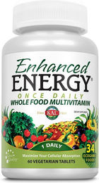 KAL Enhanced Energy Once Daily Superfood-Mischung Tabletten vegetarisch ohne Zusatzstoffe für Erwachsene und Sportler 60 Stück – Bild 1 von 4