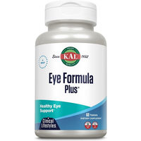 Produktbild von KAL Eye Formula Plus Tabletten mit Vitaminen und Pflanzenstoffen glutenfrei und ohne Zusatzstoffe 60 Stück