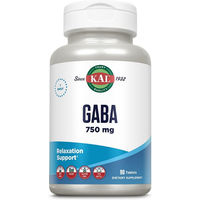 Produktbild von KAL GABA 750 mg Tabletten 90 Stück vegan und glutenfrei