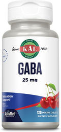 KAL GABA ActivMelt Schmelzfilm 25 mg 120 Stück vegan glutenfrei Kirsch Geschmack – Bild 1 von 4
