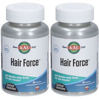 Produktbild von KAL Hair Force Nährstoffmischung mit Biotin, Zink und Selen in Kapseln für Männer und Frauen, 60 Kapseln