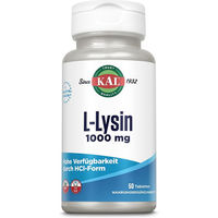 Produktbild von KAL L-Lysin 1000 mg Tabletten vegan ohne Zusatzstoffe