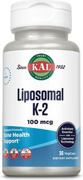 KAL Liposomales K2 MK-7 100 mcg Kapseln vegan glutenfrei ohne Zusatzstoffe 30 Stück – Bild 1 von 4