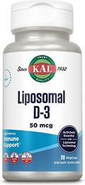 KAL Liposomales Vitamin D3 2000 IE Kapseln vegan glutenfrei ohne Zusatzstoffe – Bild 1 von 4