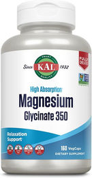 KAL Magnesium Bisglycinat 350 mg 120 Kapseln vegan glutenfrei für Sportler – Bild 1 von 3
