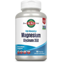 Produktbild von KAL Magnesium Bisglycinat 350 mg 120 Kapseln vegan glutenfrei für Sportler