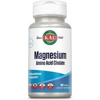 Produktbild von KAL Magnesium Chelat Bisglycinat 220 mg Tabletten vegan glutenfrei ohne Zusatzstoffe für Sportler