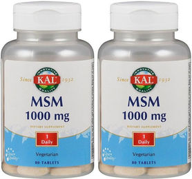 KAL MSM 1000 mg Schwefel Tabletten vegan glutenfrei für Erwachsene – Bild 1 von 1