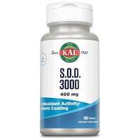 Produktbild von Kal S.O.D. 3000 Enteric Coated Superoxid Dismutase und Catalase 400 mg Tabletten 100 Stück laborgeprüft säurestabil