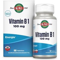 Produktbild von KAL Vitamin B1 Thiamin 100 mg Tabletten vegan ohne Zusatzstoffe 100 Stück