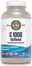 KAL Vitamin C 1000 gepuffert Calciumascorbat Tabletten vegan laktosefrei 250 Stück – Bild 1 von 3