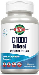 KAL Vitamin C 1000 hochdosiert gepuffert Calciumascorbat Tabletten vegan – Bild 1 von 3