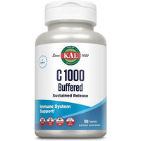 Produktbild von KAL Vitamin C 1000 hochdosiert gepuffert Calciumascorbat Tabletten vegan