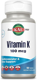KAL Vitamin K1 100 mcg Tabletten vegan glutenfrei ohne Zusatzstoffe – Bild 1 von 4