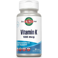 Produktbild von KAL Vitamin K1 100 mcg Tabletten vegan glutenfrei ohne Zusatzstoffe