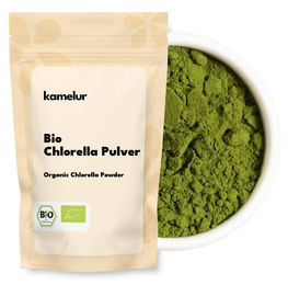 Kamelur Bio Chlorella Pulver grün vegan 500g – Bild 1 von 3