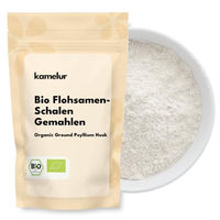Produktbild von Kamelur Bio Flohsamenschalen gemahlen 25kg Pulver Vegan Glutenfrei