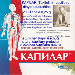 Kapilar Taxifolin Lärchenextrakt Dihydroquercetin 200 Tabletten – Bild 1 von 5
