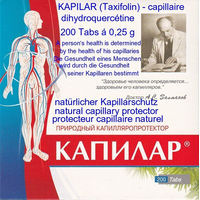 Produktbild von Kapilar Taxifolin Lärchenextrakt Dihydroquercetin 200 Tabletten