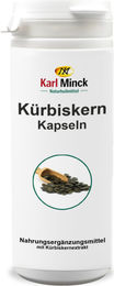 Karl Minck Kürbiskern Kapseln vegan vegetarisch glutenfrei laktosefrei 100 Stück – Bild 1 von 1
